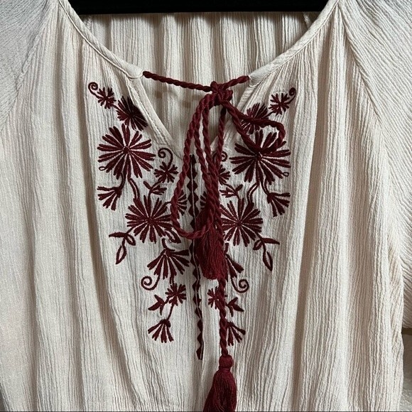 Altar’d State Embroidered Short Sleeve Top - Picture 3 of 6